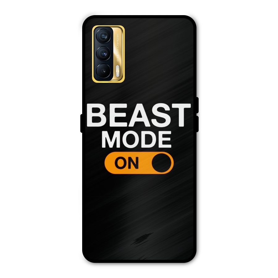 Beast Mode Switched On Metal Back Case for Realme X7