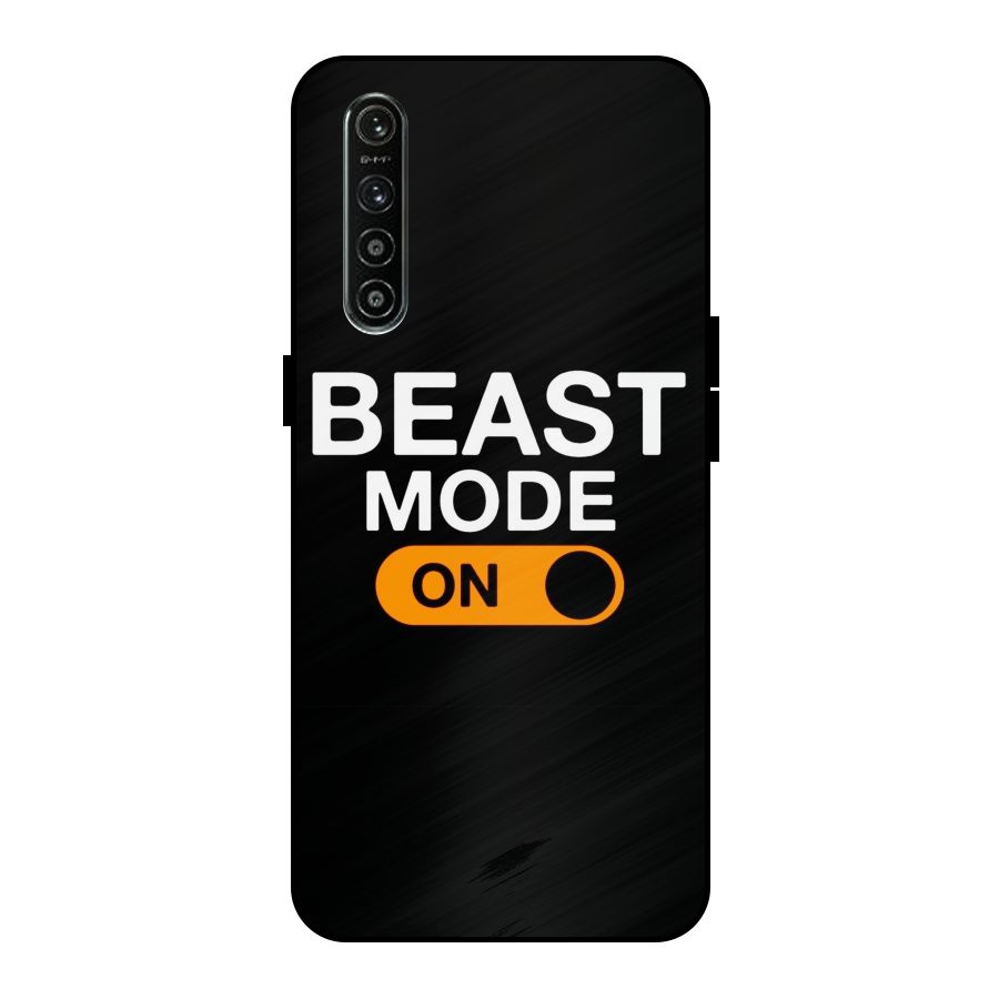 Beast Mode Switched On Metal Back Case for Realme XT