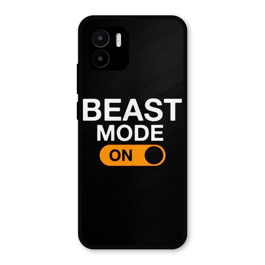 Beast Mode Switched On Metal Back Case for Redmi A2