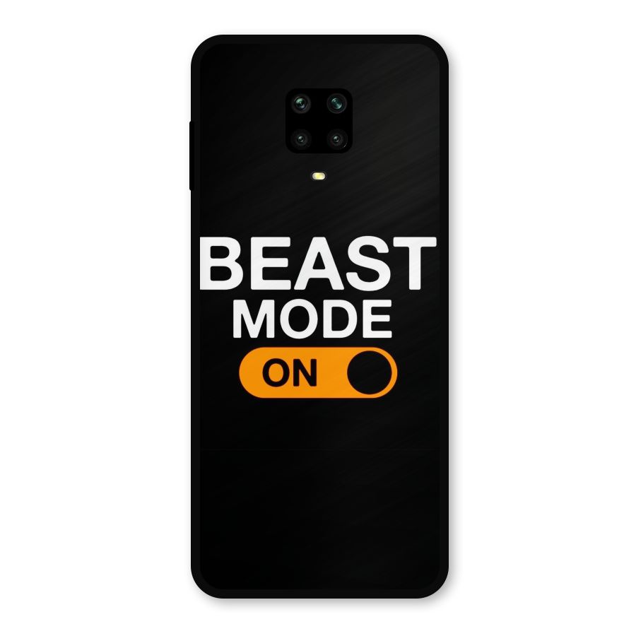 Beast Mode Switched On Metal Back Case for Redmi Note 10 Lite
