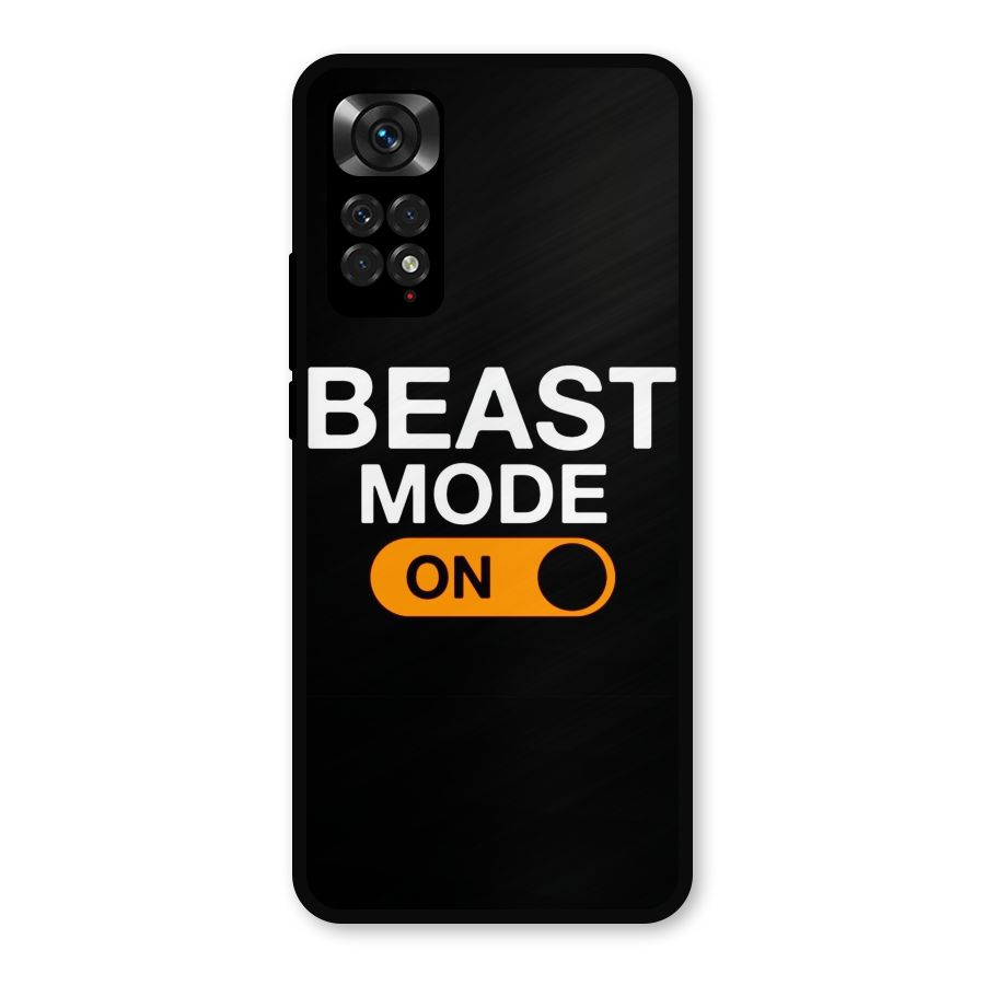 Beast Mode Switched On Metal Back Case for Redmi Note 11s