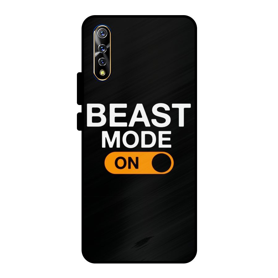 Beast Mode Switched On Metal Back Case for Vivo S1