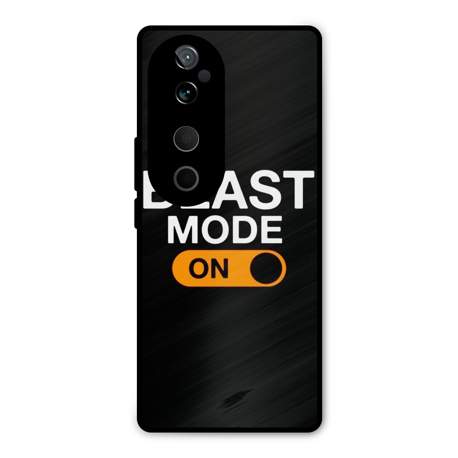 Beast Mode Switched On Metal Back Case for Vivo T3 Ultra