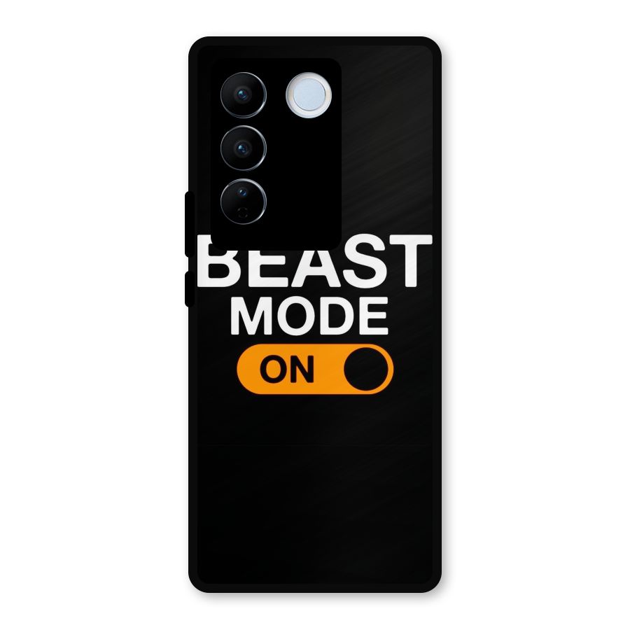 Beast Mode Switched On Metal Back Case for Vivo V27
