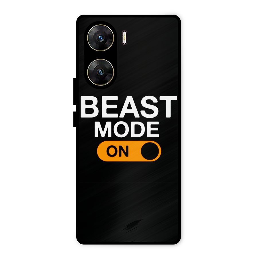 Beast Mode Switched On Metal Back Case for Vivo V29e