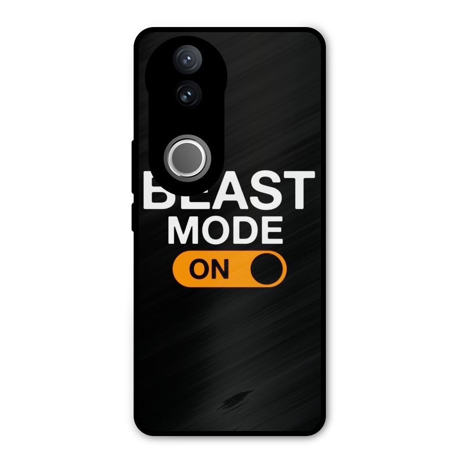 Beast Mode Switched On Metal Back Case for Vivo V50e
