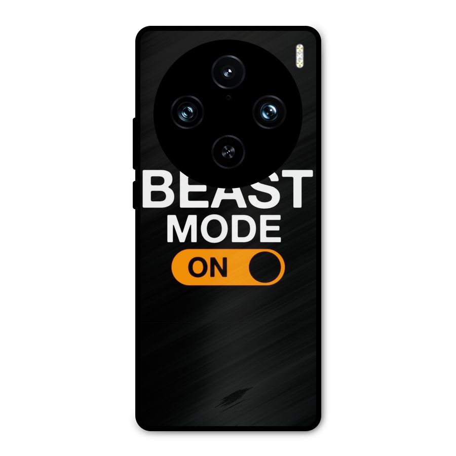 Beast Mode Switched On Metal Back Case for Vivo X100 Pro