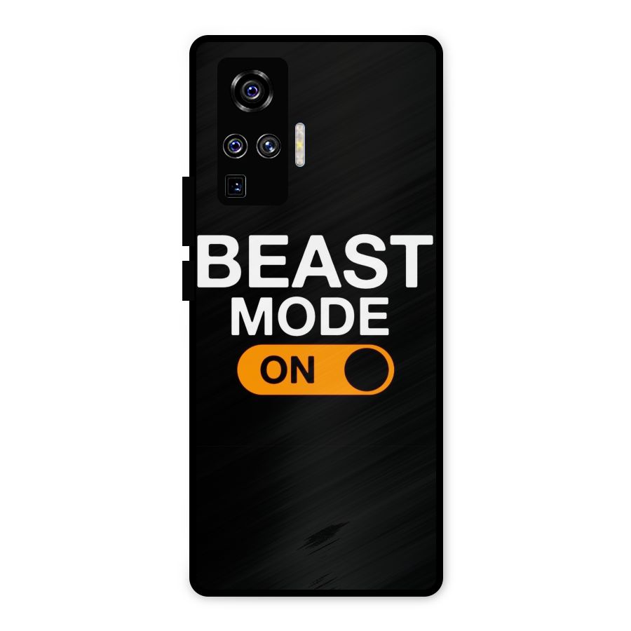 Beast Mode Switched On Metal Back Case for Vivo X50 Pro