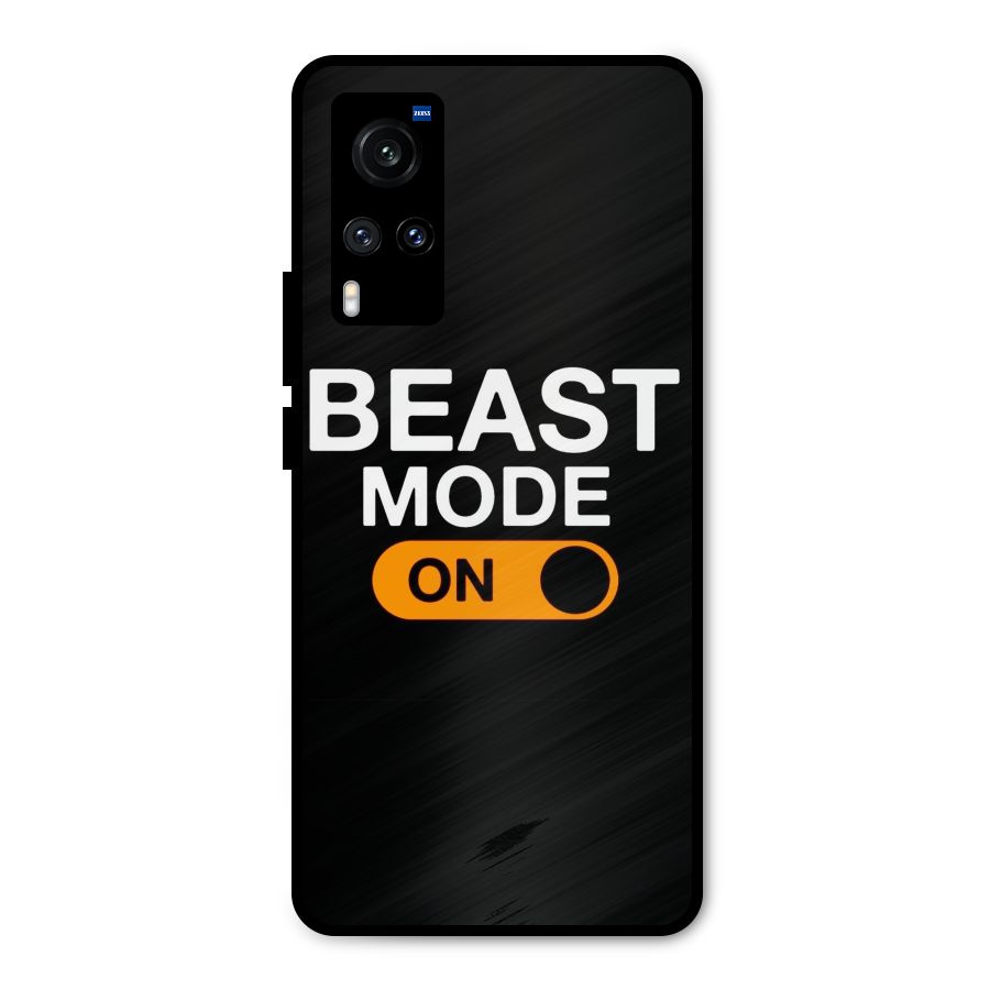 Beast Mode Switched On Metal Back Case for Vivo X60