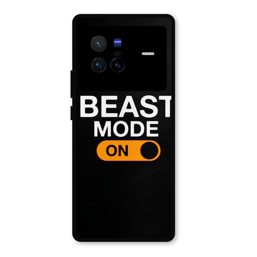 Beast Mode Switched On Metal Back Case for Vivo X80