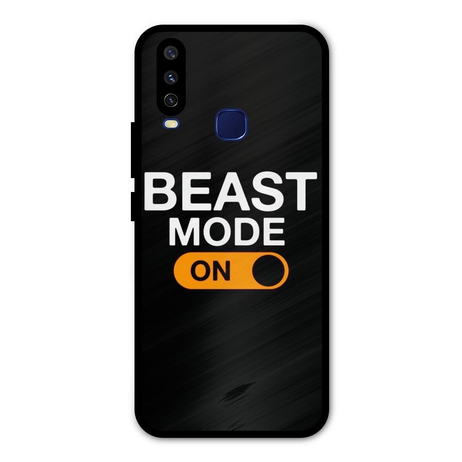 Beast Mode Switched On Metal Back Case for Vivo Y12