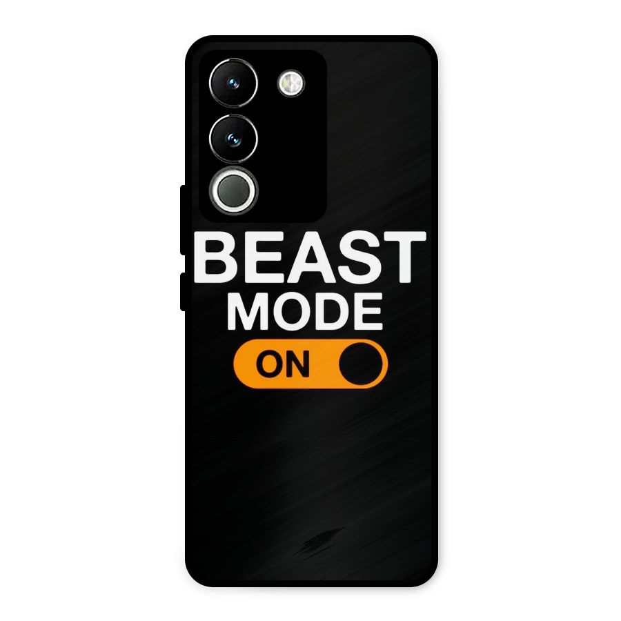 Beast Mode Switched On Metal Back Case for Vivo Y200
