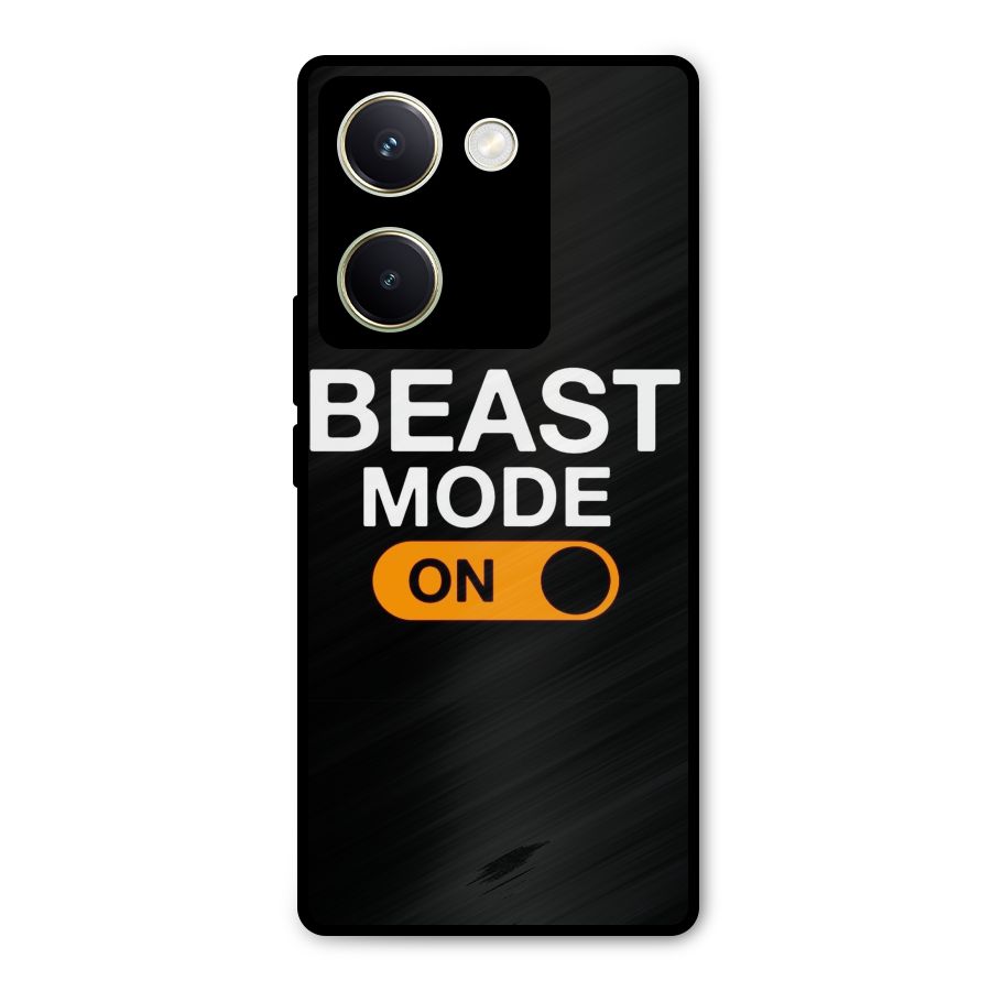 Beast Mode Switched On Metal Back Case for Vivo Y200 Pro