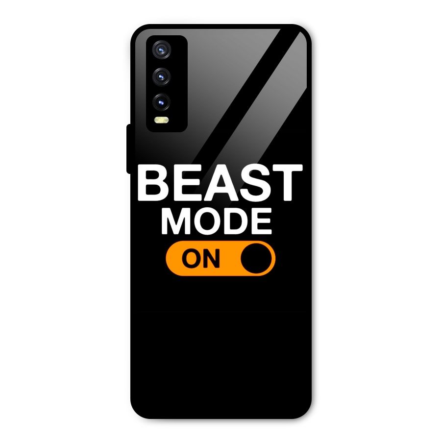 Beast Mode Switched On Metal Back Case for Vivo Y20g