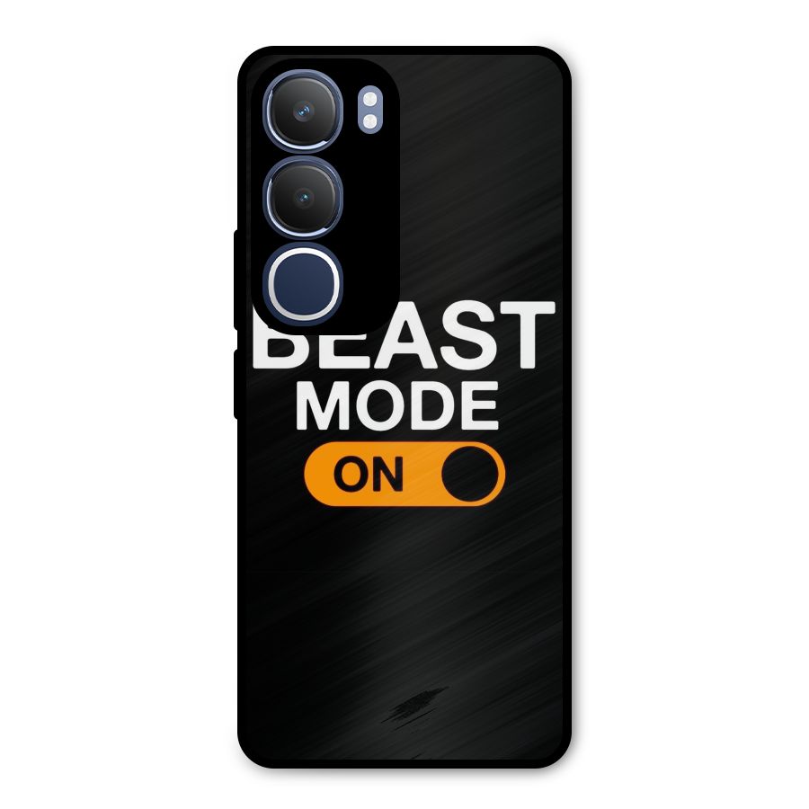Beast Mode Switched On Metal Back Case for Vivo Y29