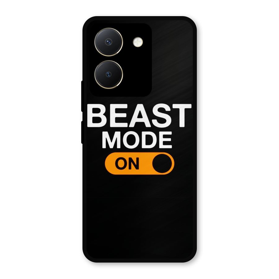 Beast Mode Switched On Metal Back Case for Vivo Y36
