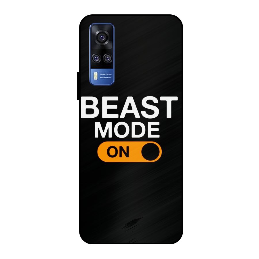 Beast Mode Switched On Metal Back Case for Vivo Y51
