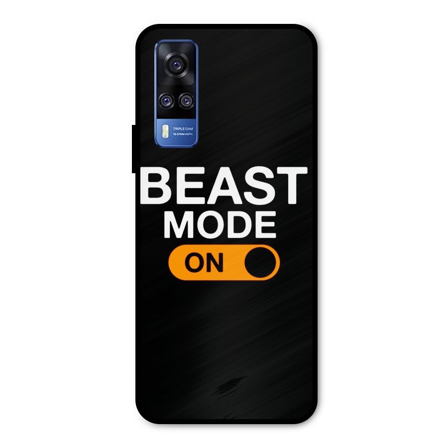 Beast Mode Switched On Metal Back Case for Vivo Y51A