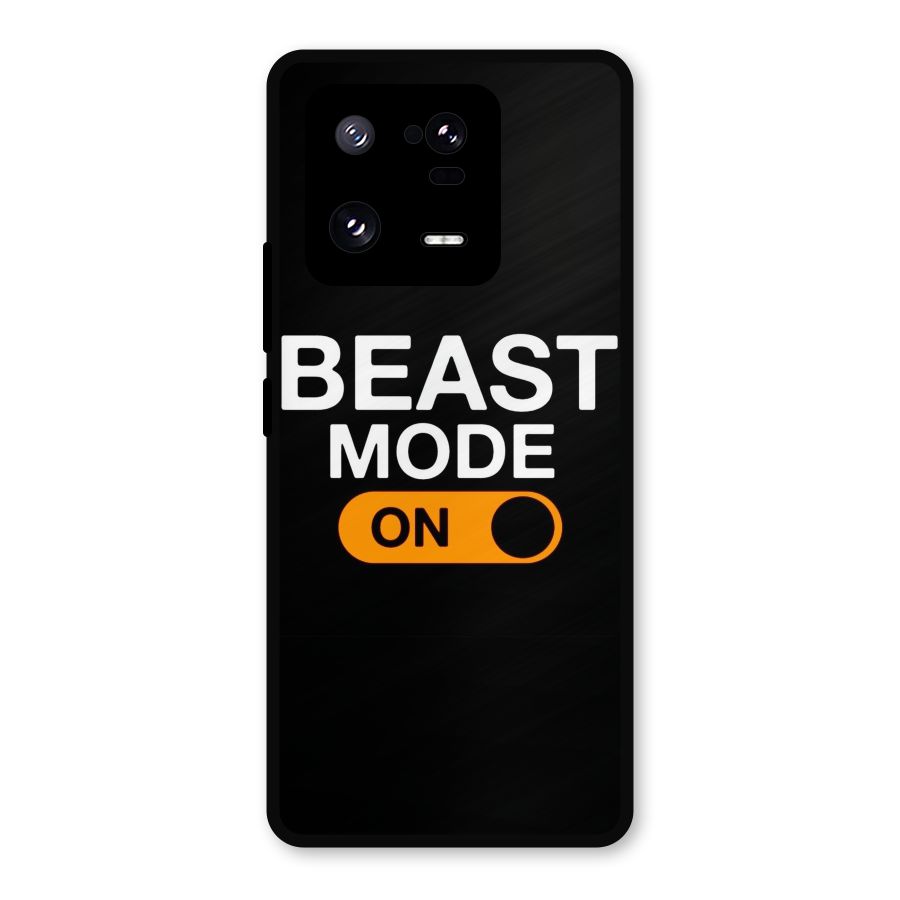 Beast Mode Switched On Metal Back Case for Xiaomi 13 Pro