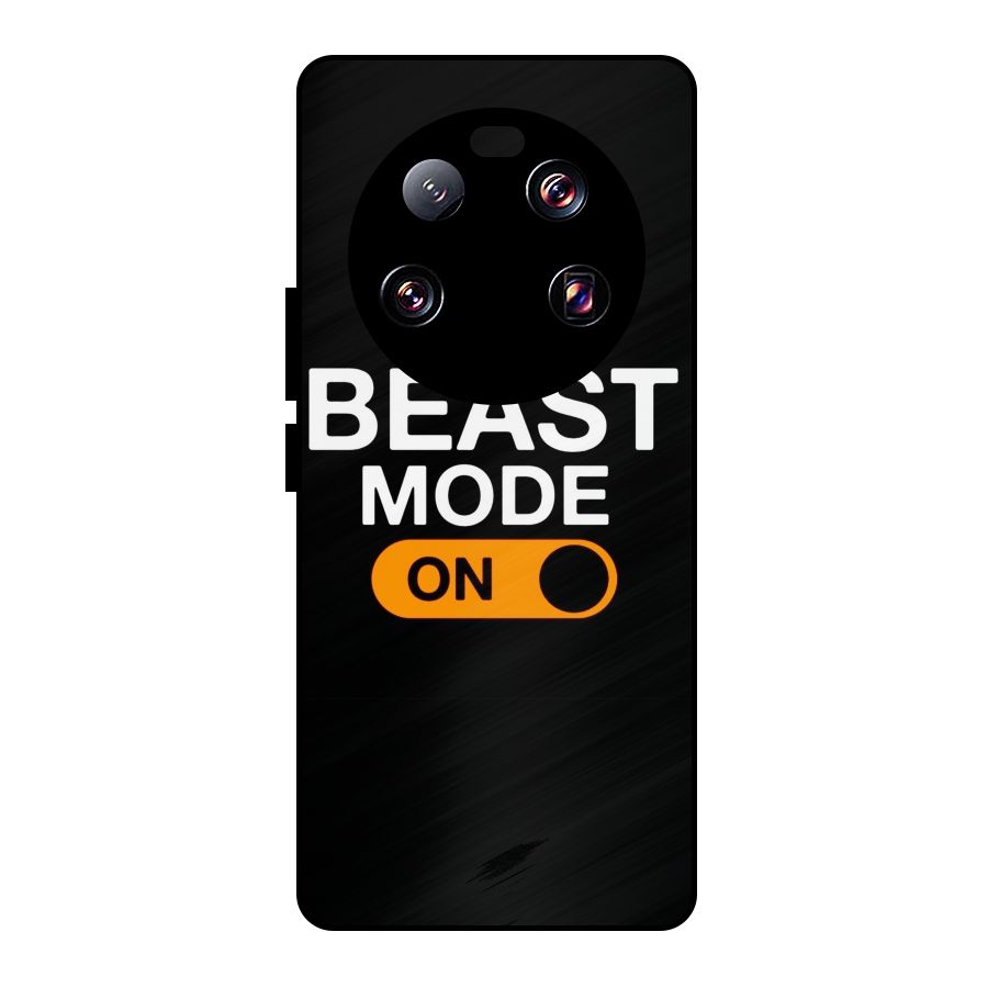 Beast Mode Switched On Metal Back Case for Xiaomi 13 Ultra