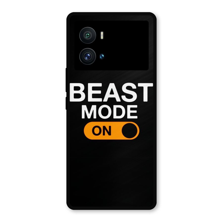 Beast Mode Switched On Metal Back Case for iQOO 9 Pro