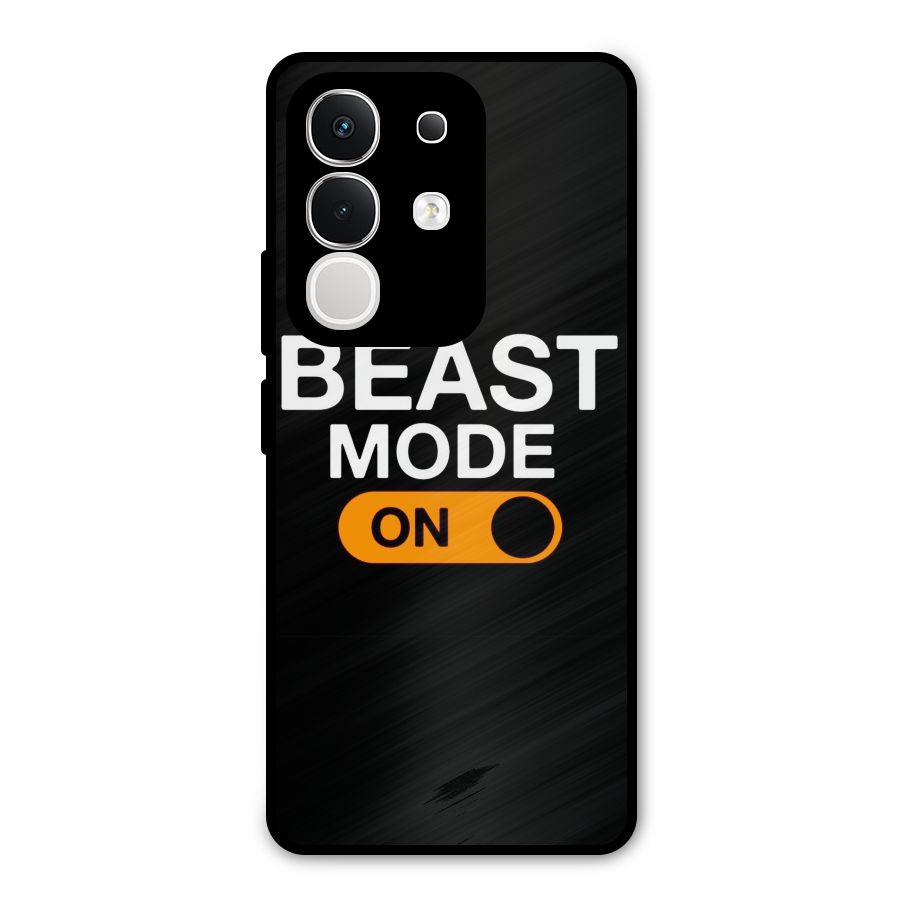 Beast Mode Switched On Metal Back Case for iQOO Z10x
