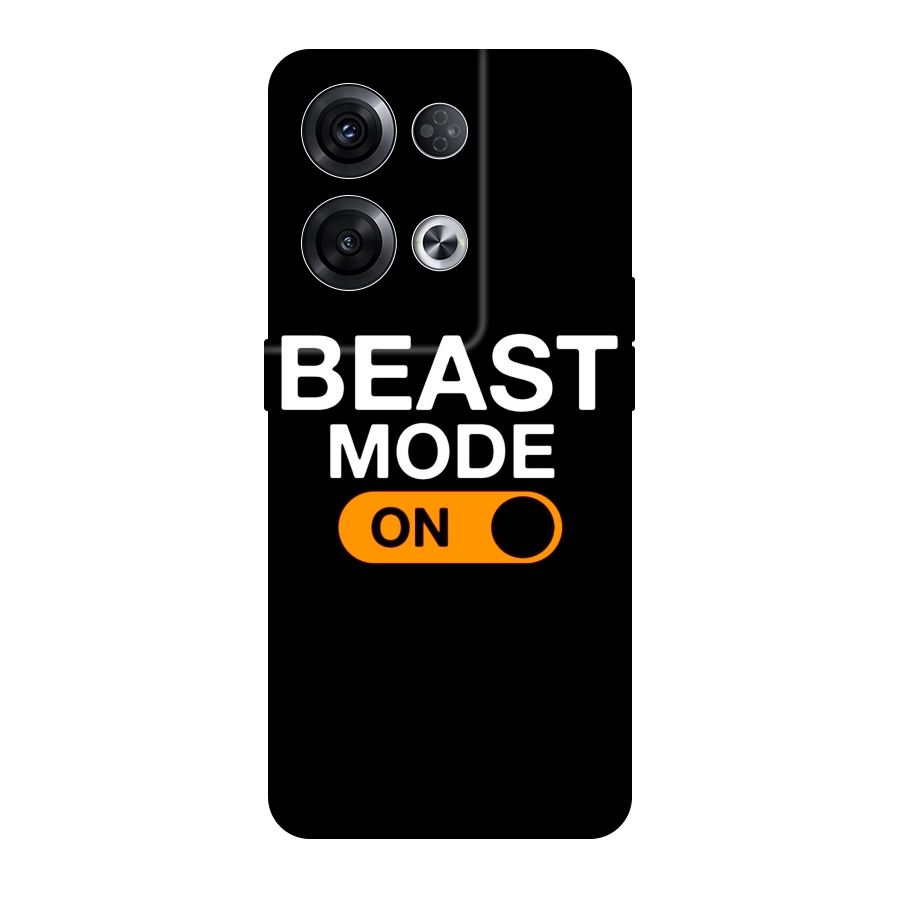 Beast Mode Switched On Original Polycarbonate Back Case for Oppo Reno8 Pro 5G