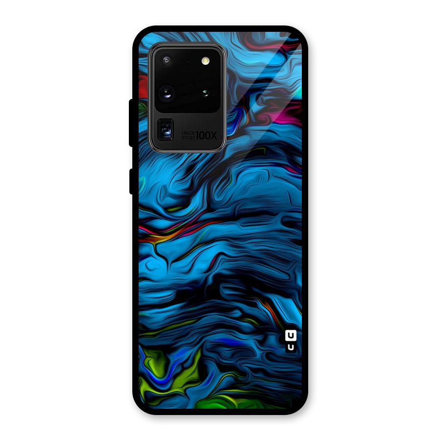 Beautiful Abstract Design Art Glass Back Case for Galaxy S20 Ultra