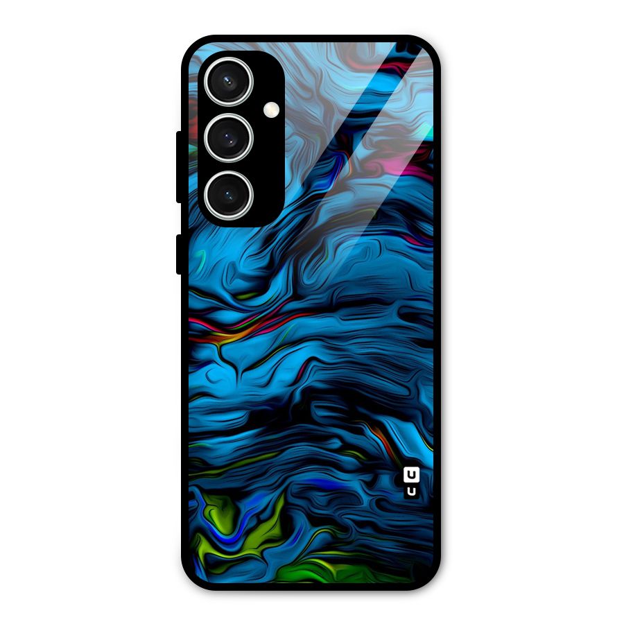 Beautiful Abstract Design Art Glass Back Case for Galaxy S23 FE