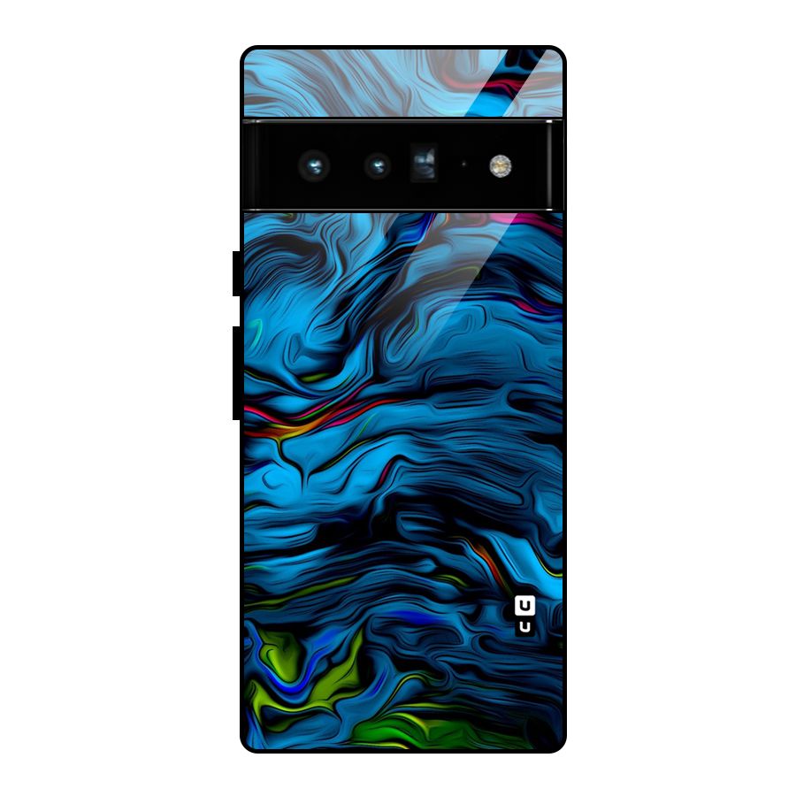 Beautiful Abstract Design Art Glass Back Case for Google Pixel 6 Pro