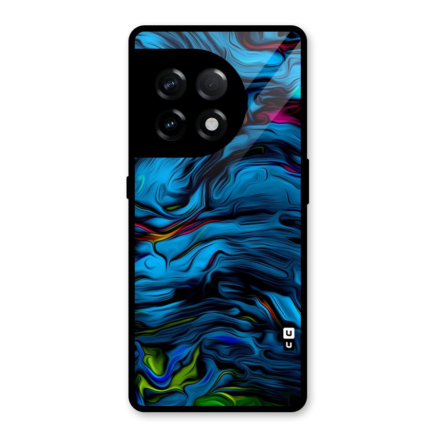 Beautiful Abstract Design Art Glass Back Case for OnePlus 11R