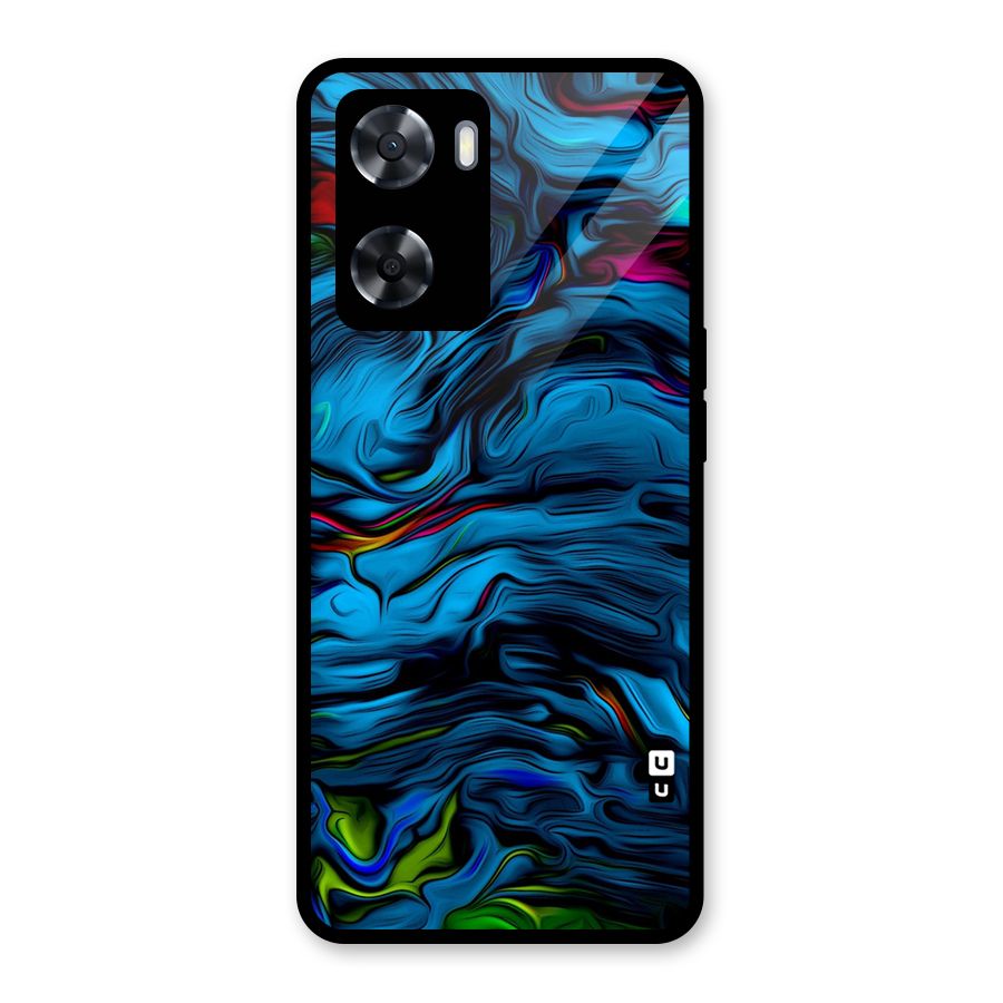 Beautiful Abstract Design Art Glass Back Case for OnePlus Nord N20 SE