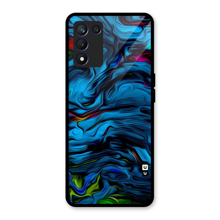 Beautiful Abstract Design Art Glass Back Case for Realme 9 5G Speed