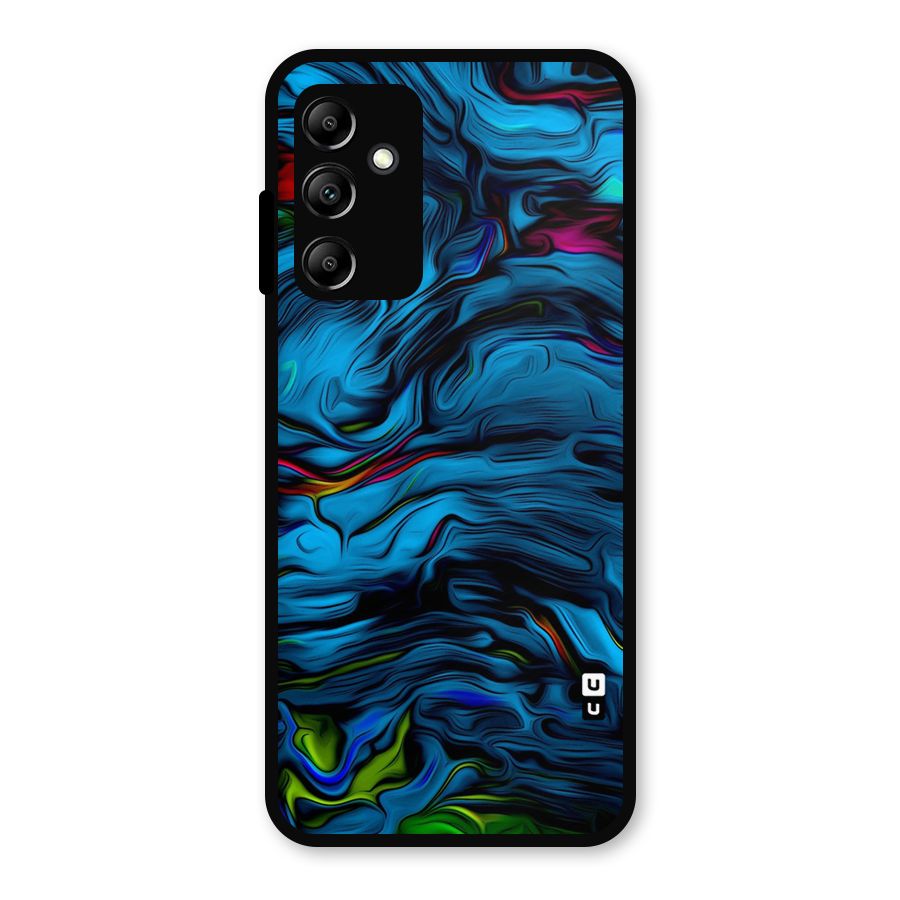 Beautiful Abstract Design Art Metal Back Case for Galaxy A14 5G