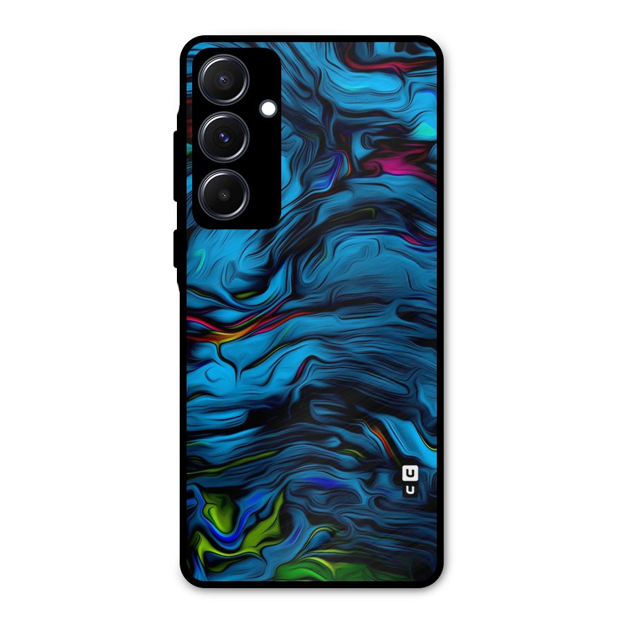 Beautiful Abstract Design Art Metal Back Case for Galaxy A55