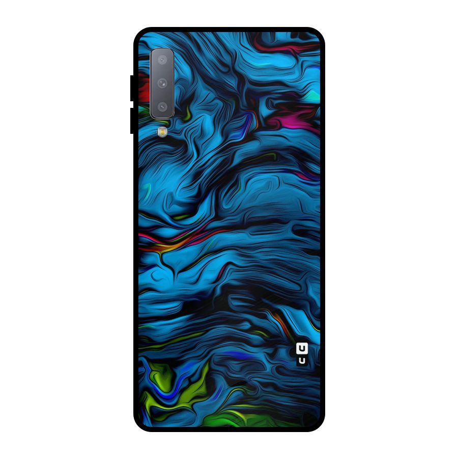 Beautiful Abstract Design Art Metal Back Case for Galaxy A7 (2018)