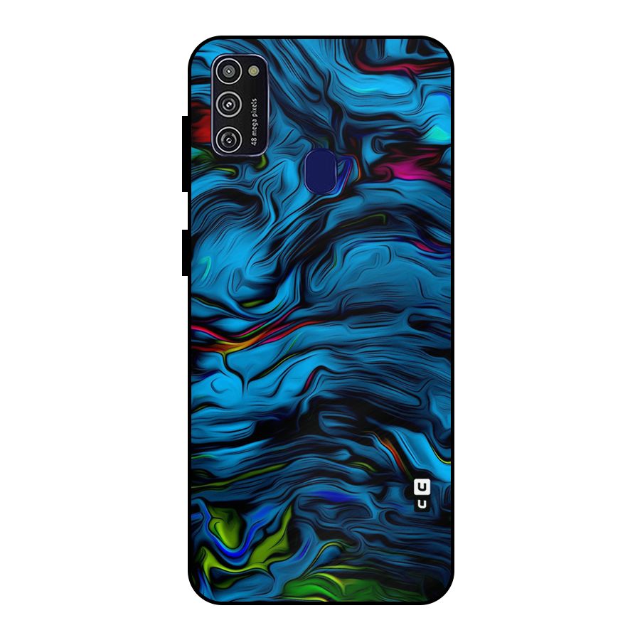 Beautiful Abstract Design Art Metal Back Case for Galaxy M30s