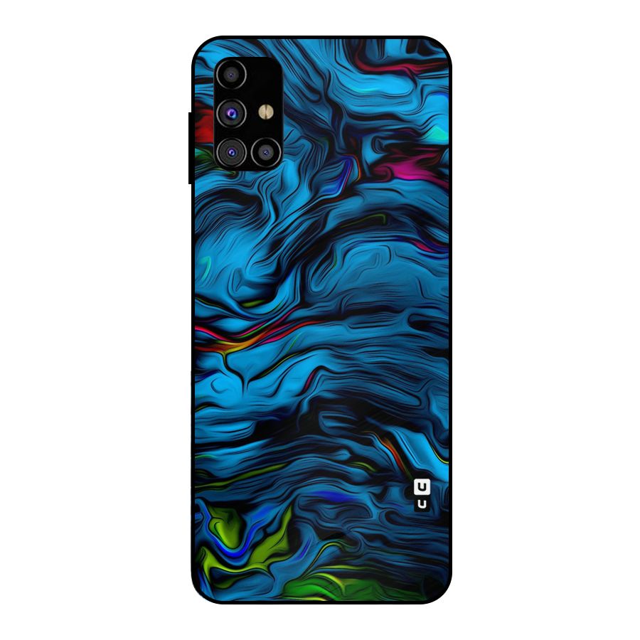 Beautiful Abstract Design Art Metal Back Case for Galaxy M31s