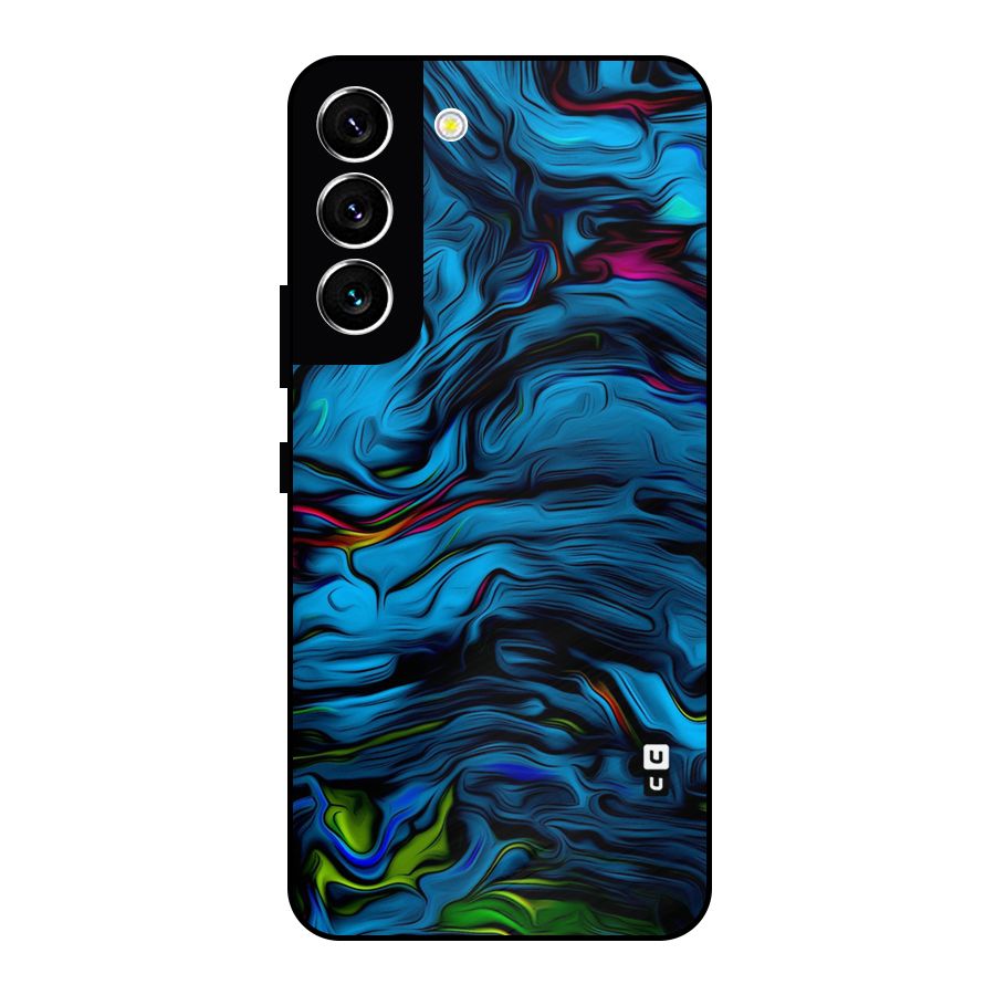 Beautiful Abstract Design Art Metal Back Case for Galaxy S22 5G