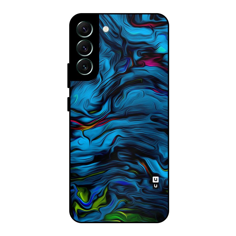 Beautiful Abstract Design Art Metal Back Case for Galaxy S22 Plus 5G