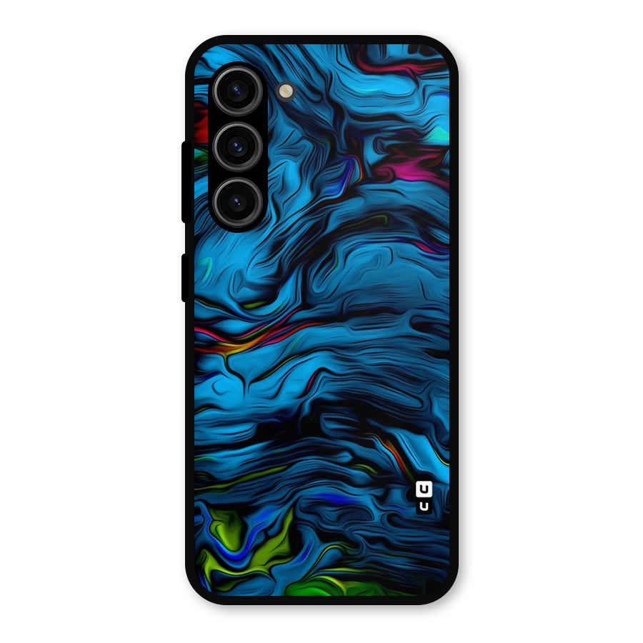 Beautiful Abstract Design Art Metal Back Case for Galaxy S23