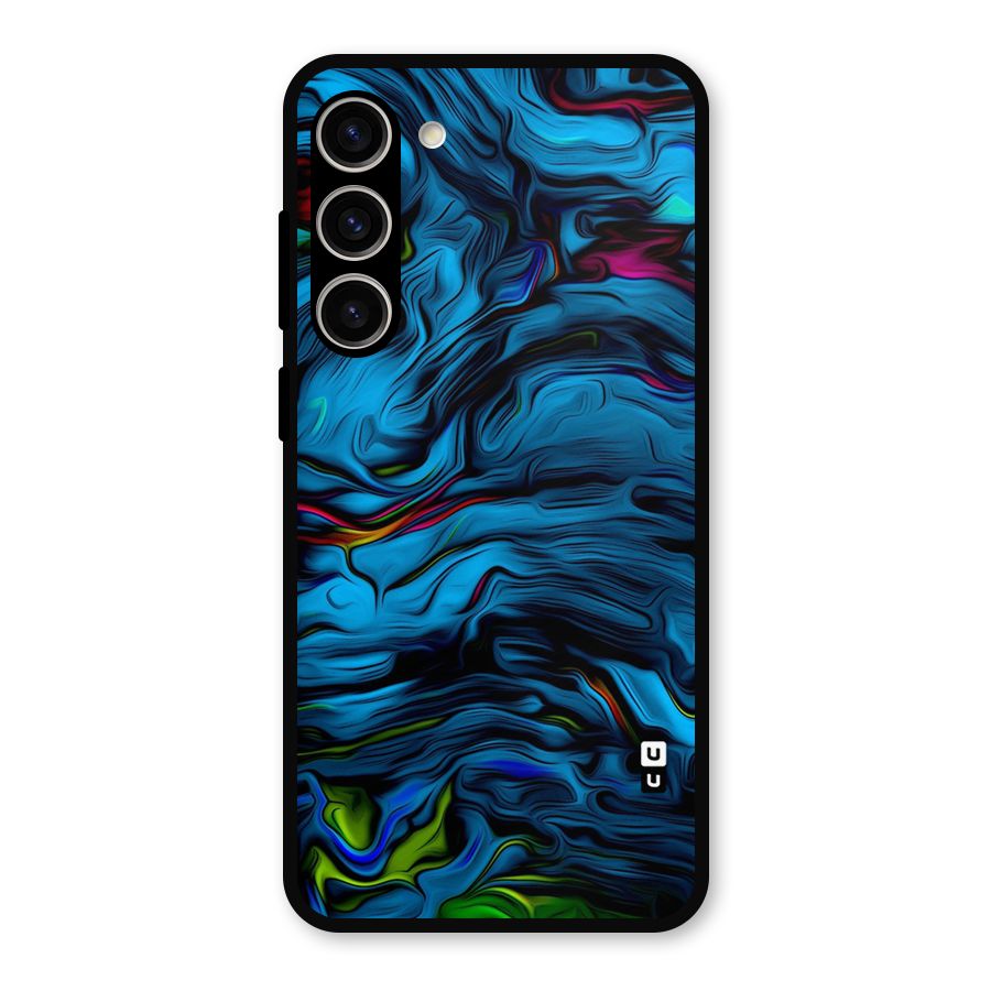 Beautiful Abstract Design Art Metal Back Case for Galaxy S23 Plus