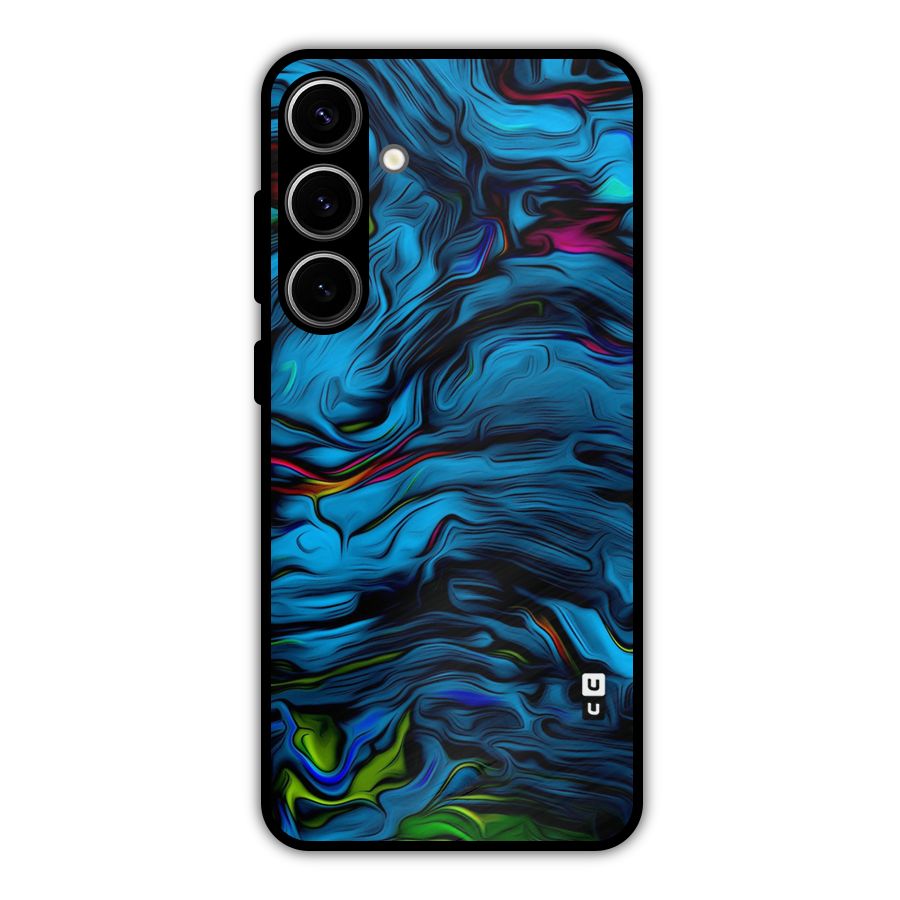Beautiful Abstract Design Art Metal Back Case for Galaxy S24 Plus