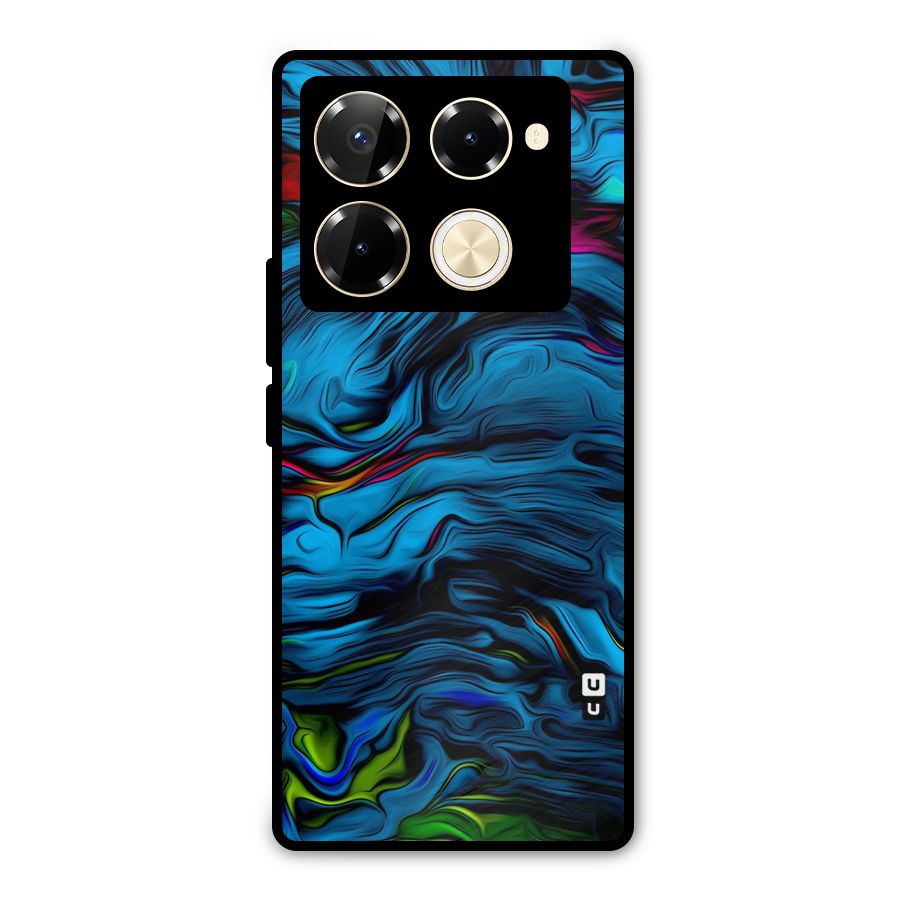 Beautiful Abstract Design Art Metal Back Case for Infinix Note 40 Pro Plus