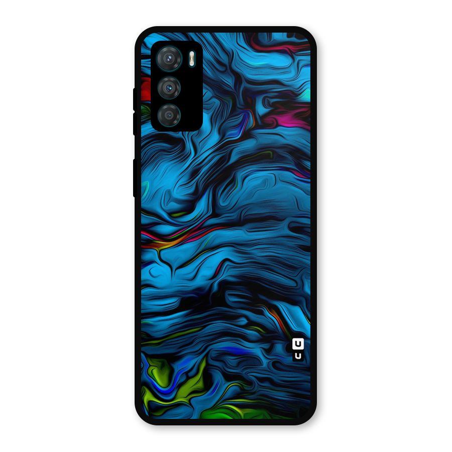 Beautiful Abstract Design Art Metal Back Case for Moto G42