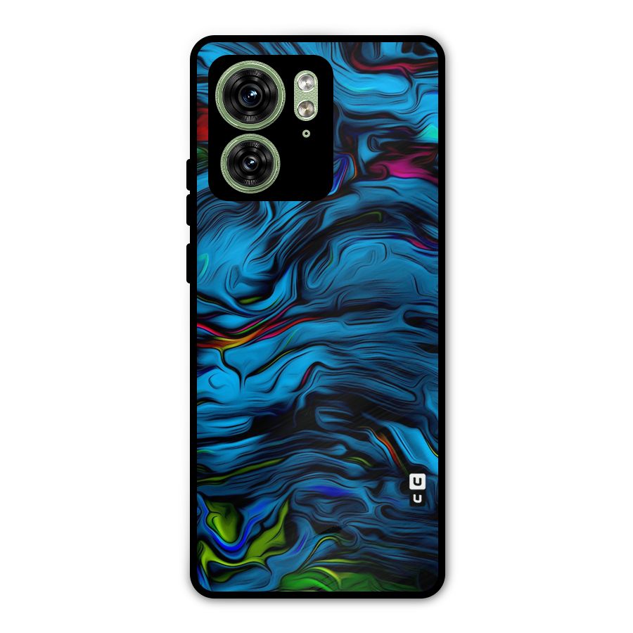 Beautiful Abstract Design Art Metal Back Case for Motorola Edge 40 5G