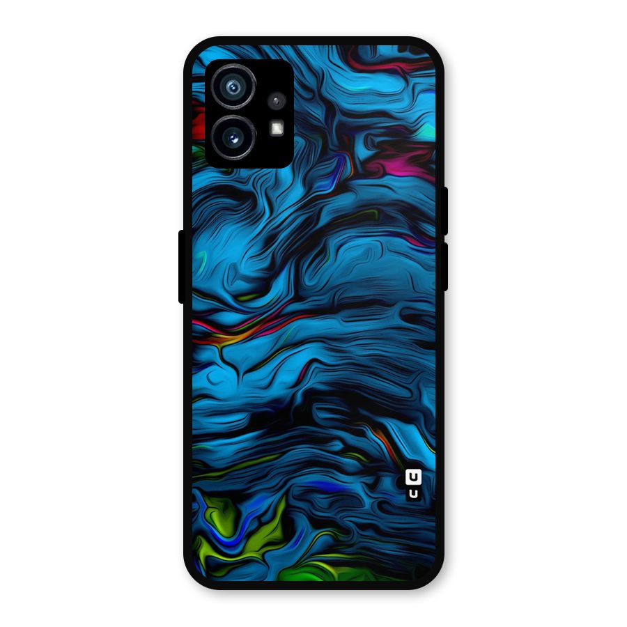 Beautiful Abstract Design Art Metal Back Case for Nothing Phone 1