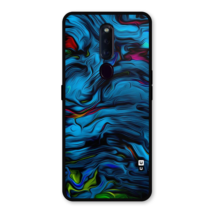 Beautiful Abstract Design Art Metal Back Case for Oppo F11 Pro