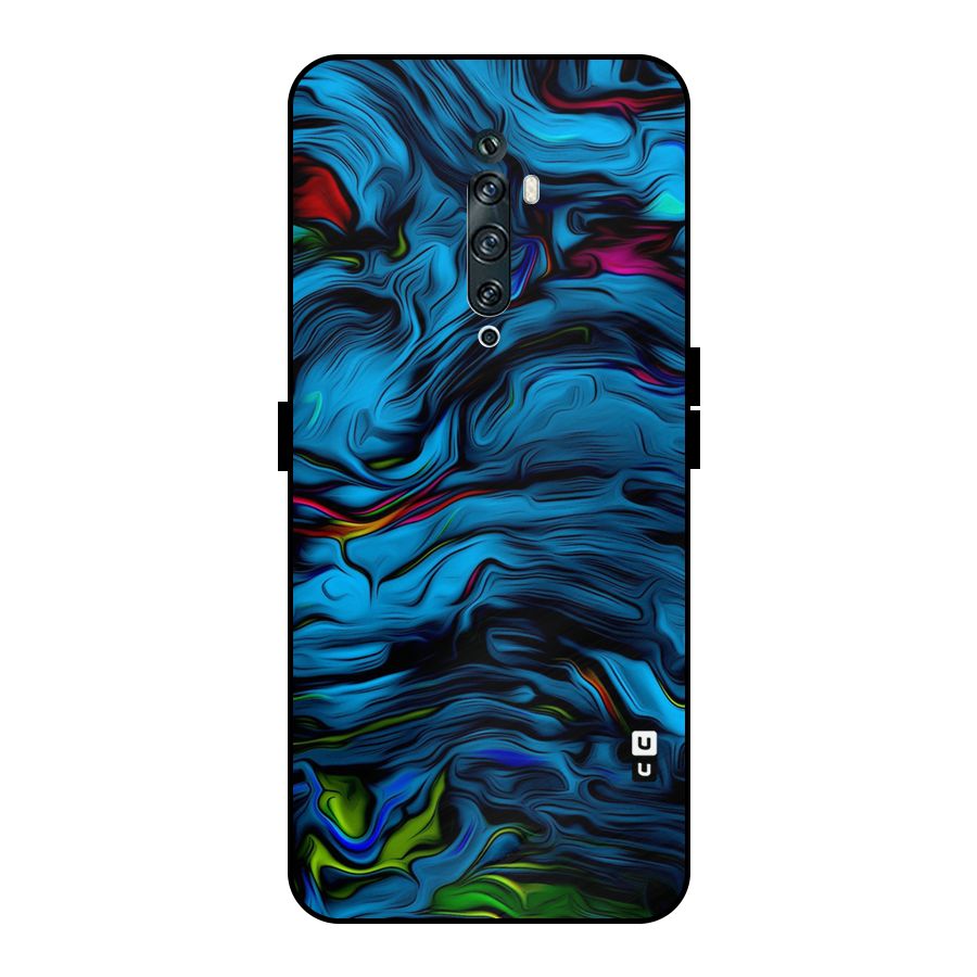 Beautiful Abstract Design Art Metal Back Case for Oppo Reno2 F