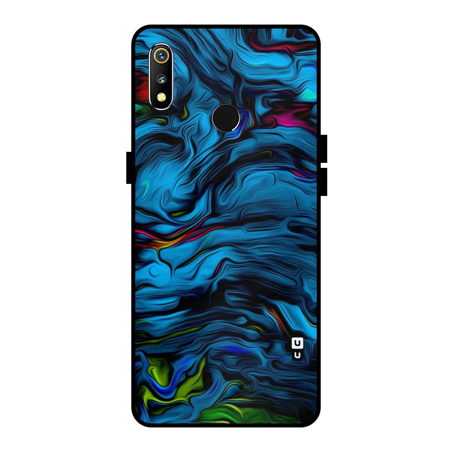 Beautiful Abstract Design Art Metal Back Case for Realme 3i